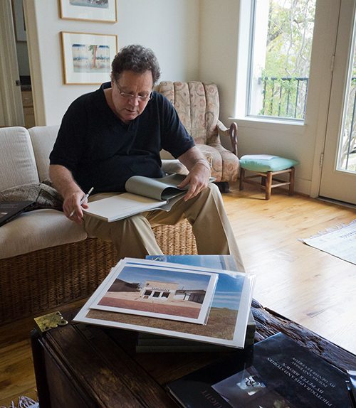Peter Brown at home. Image Credit: Tom Flaherty